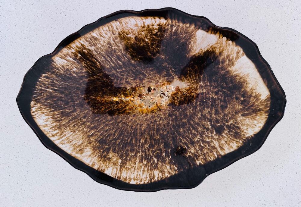 Vintage Kareka Hyannis Enamel Dish